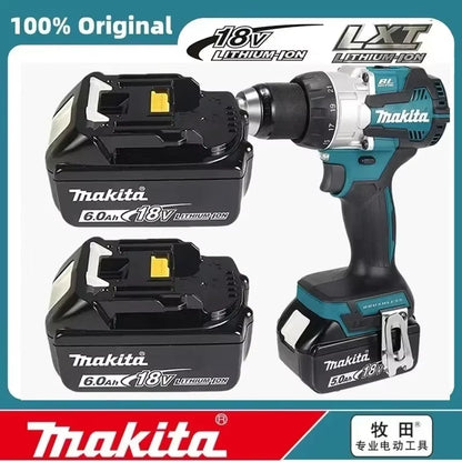 100% DDF487 Ddf487 18V Screwdriver Brushless Electric Drill Impact Drill of Decoration Team Power Tools  18V Battery