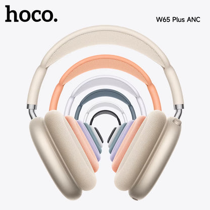 W65 plus Airpods Max ANC Noise Reduction Bluetoothe Headphone over Ear Big Earphones Hifi Headsets with Magnetic Earmuffs