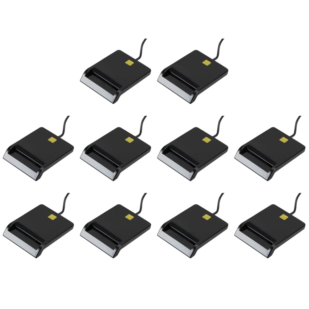 USB Smart Card Reader Stable Operation Reliable Simplicity for DNIE ATM CAC IC ID SIM Card Cloner Connector Windows