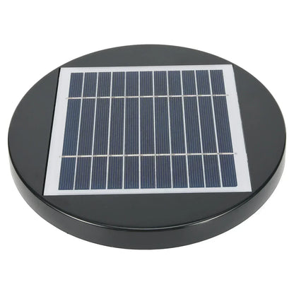 1X RV Solar Powered Ceiling Vent Solar Exhaust Fan RV Roof Fan Ventilator Vent for Marine Camper Shed Trailer Replace Parts