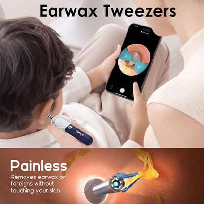 New  Earsight plus I35R Visual Ear Cleaner Bendable HD Clipable All-In-1 Earpick Earwax Removal Earpicks Ear Cleaning Tool