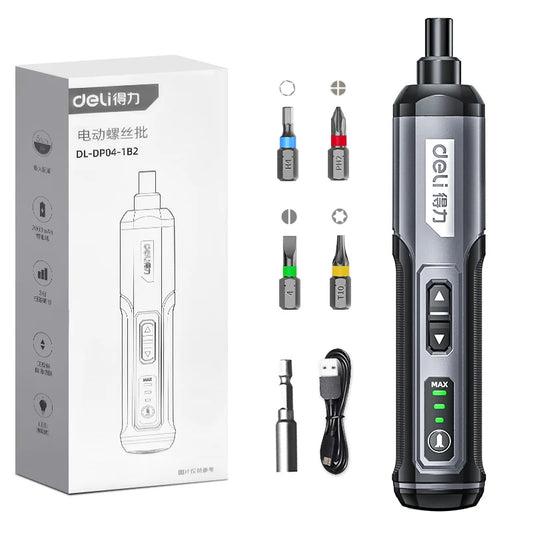 Mini Electric Screwdriver Set 4V Smart Cordless Electric Screwdrivers TYPE-C Rechargeable 33 Bit Set Drill Power Tools Kit