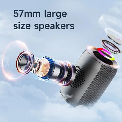 -S32PRO 15W Portable Bluetooth 5.2 Speaker Outdoor Waterproof Wireless TWS Mini Column Box Speaker Outdoor TF Card