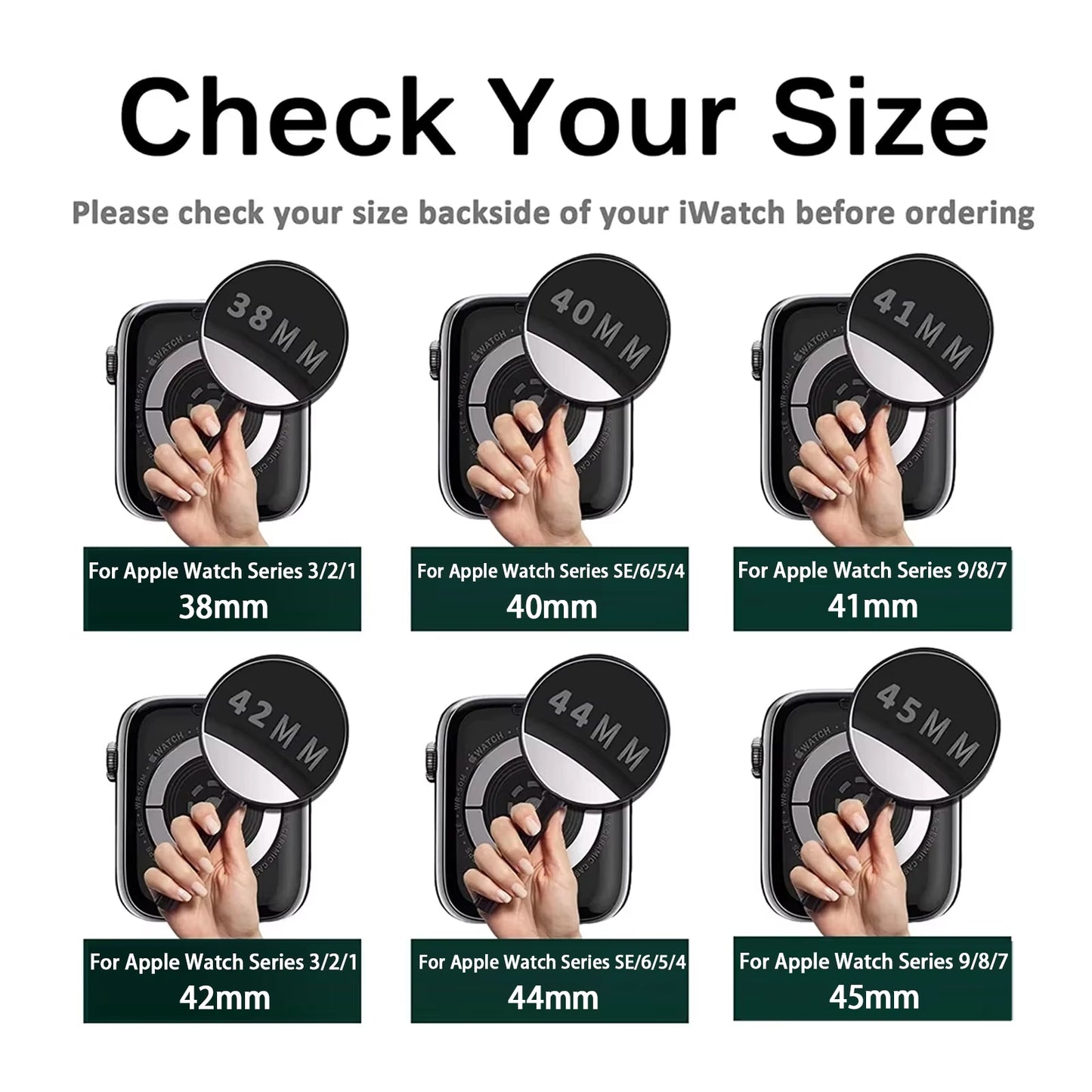 Glass+Diamond Cover for Apple Watch Case 46Mm 40Mm 44Mm 41Mm 42Mm 45Mm Bling Bumper Protector Iwatch Series 10 9 Se 5 6 7 8 Case
