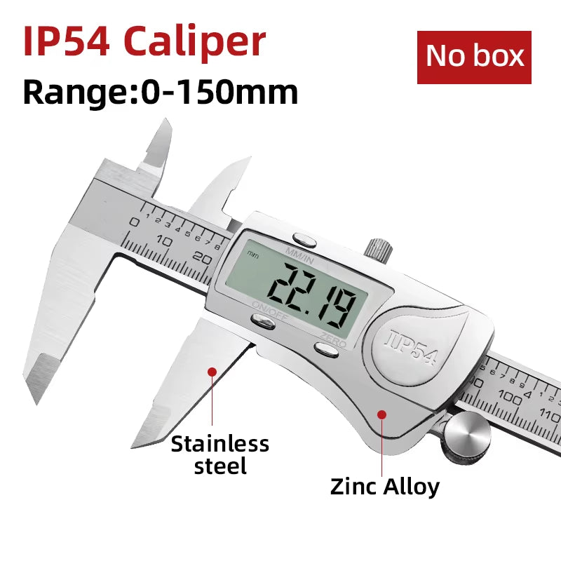 Digital Pachometer Metal Caliper Professional Vernier Caliber Measuring Tools Woodworking Thick Gauge Depth Electronic Ruler