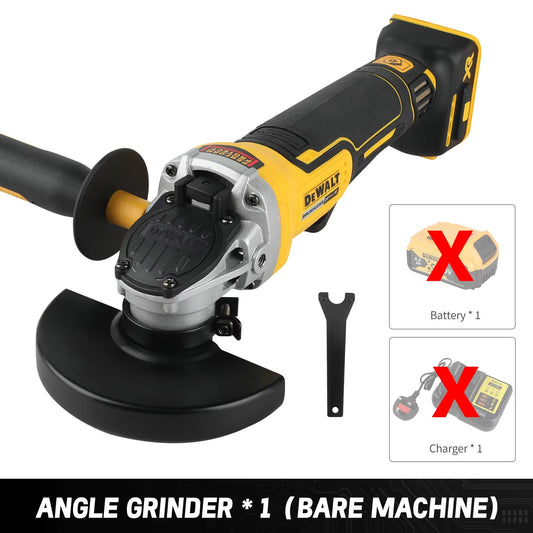 DCG406 20Vcordless Angle Grinder:1000Rpm125Mm Wheel,M14 Spindle9000/Min Speed,680W Power.For Construction,Diy&Industrial