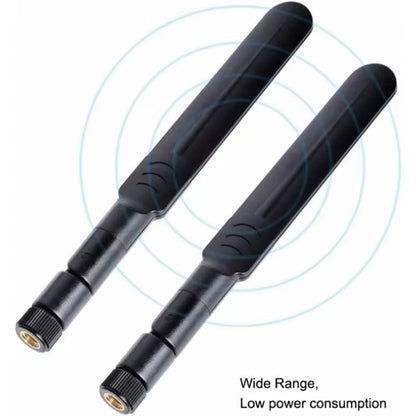 2 X 8Dbi Wifi Antenna 2.4Ghz 5.8Ghz Dual Band RP-SMA Male +2 X 15CM I-P-E-X-1 to RP-SMA Female Pigtail Cable for Wireless Router