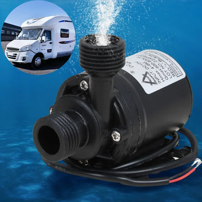 Garden High Pressure Pump DC 12V Submersible Pump 800L/H 5M Solar Brushless Motor Water Pump Low Noise Water Circulation Pump