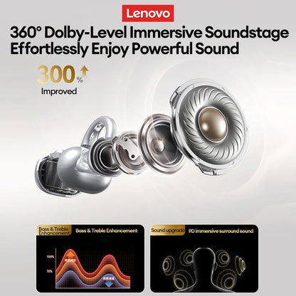 New  LP25 OWS Wireless Bluetooth Ear Clip Headphones Long Battery Life Gaming Headset HIFI Surround Sound Earbuds with Mic