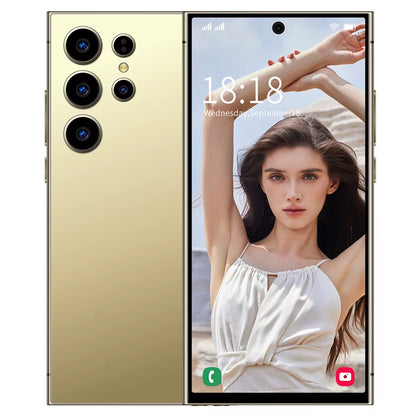 2026 HOT S26 Ultra NEW 7.3HD Global Edition Original Smart Dual Card 7800Mah Battery Facial Recognition Function