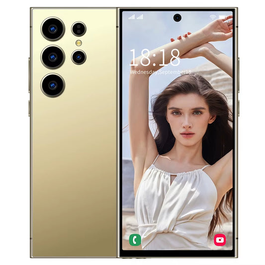 2026 HOT S26 Ultra NEW 7.3HD Global Edition Original Smart Dual Card 7800Mah Battery Facial Recognition Function