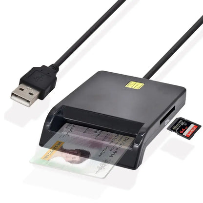 X02 USB SIM Smart Card Reader for Bank Card IC/ID EMV SD TF MMC Cardreaders USB-CCID ISO 7816 for Windows 7 8 10 Linux OS