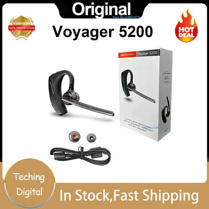 PLT Poly Voyager 5200 Bluetooth Wireless Headsets,100% Original