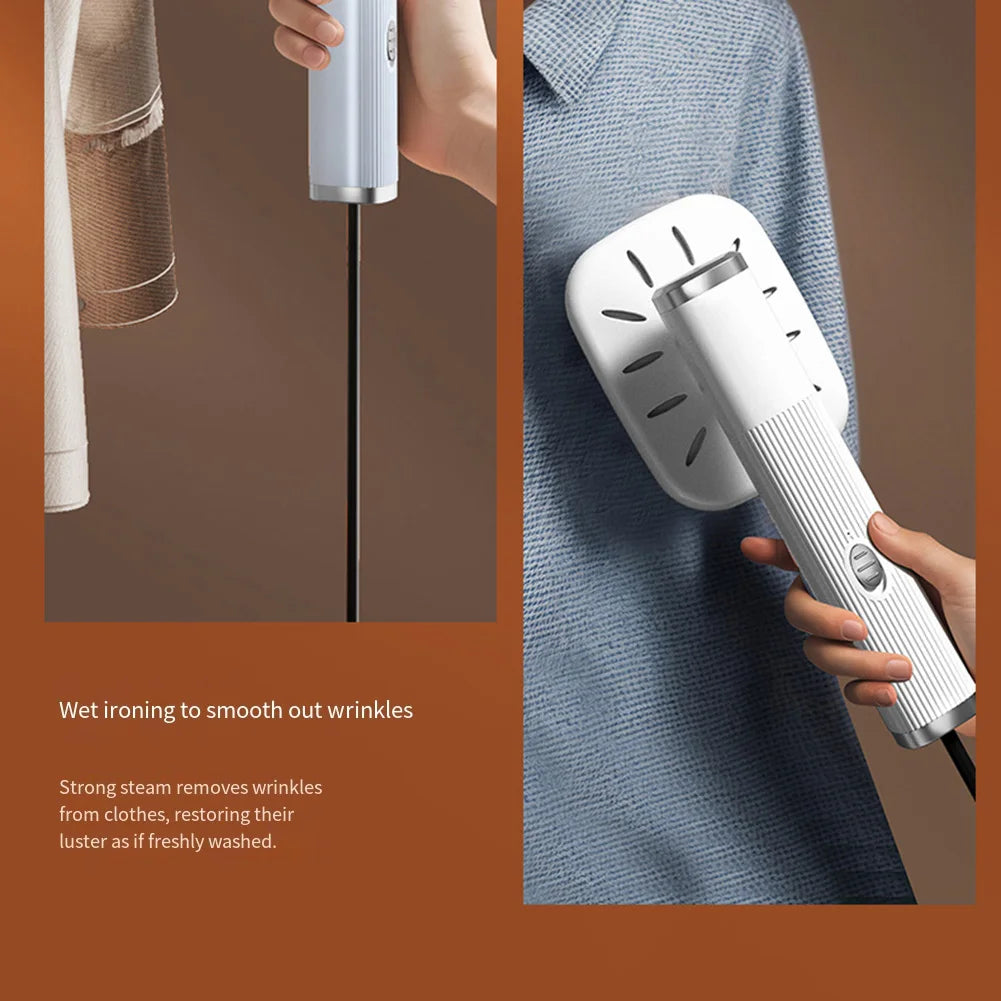 Travel Friendly Portable Steam Iron Mini Handheld Garment Steamer USB Powered Compact Design for Wrinkle Removal