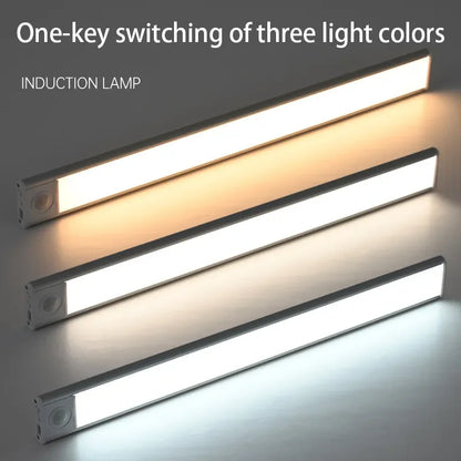 Night Light Led Lamp under Cabinet Lights Motion Sensor Night Light Closet Light Cabinet Kitchen Lighting Magnetic Night Lights