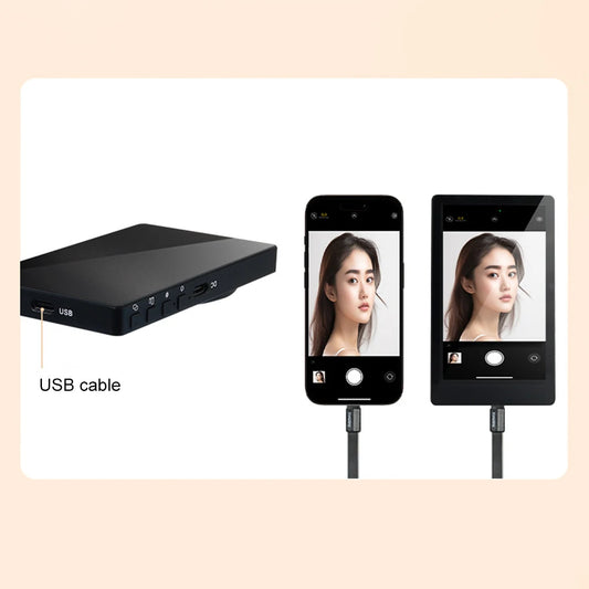 Magnetic Phone Selfie Monitor Screen for Smartphone Rear Camera Selfie Vlog Live Stream for Iphone Android Phone