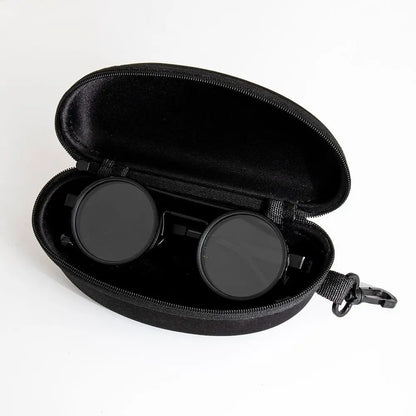 Polarized ND2 400 Adjustable Dimming Sunglasses UV Protection Metal Frame HD Lens for Mountaineering Cycling
