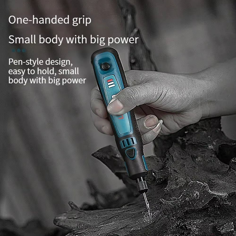5000-10000-15000R 3.6V USB Wireless Electric Drill Engraving Pen Mini Grinder for Grinding/Polishing/Engraving/Drilling/Cutting