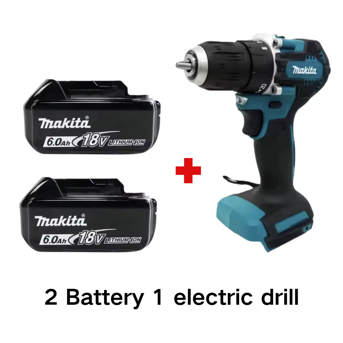 100% DDF487 Ddf487 18V Screwdriver Brushless Electric Drill Impact Drill of Decoration Team Power Tools  18V Battery