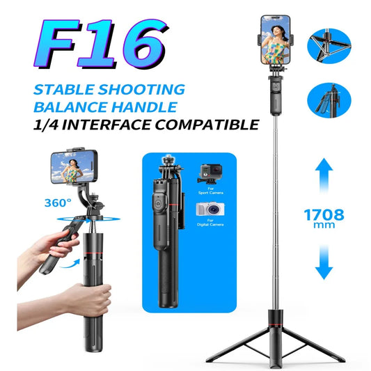 Monopod Remote Shutter with Fill Light for Iphone Samsung Xiaomi Phone Holder Mini Tripod Wireless Bluetooth Selfie Stick