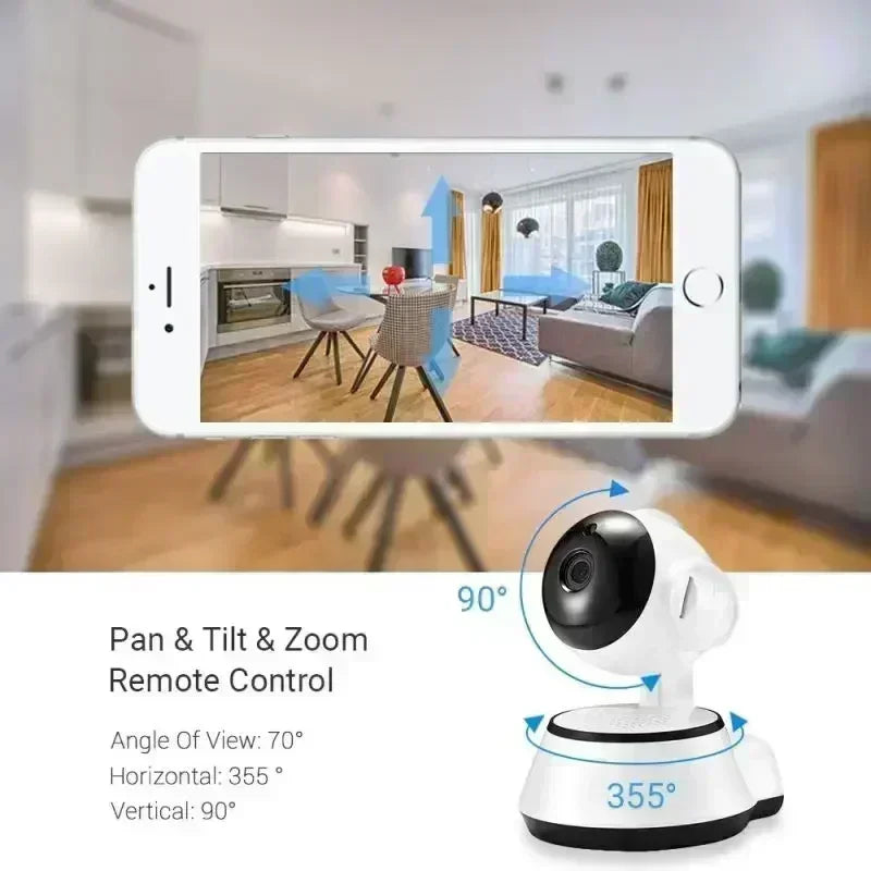 8MP IP Wifi Camera Surveillance Security Baby Monitor AI Human Tracking Cam PTZ Smart Home Night Vision CCTV Indoor Video Camera