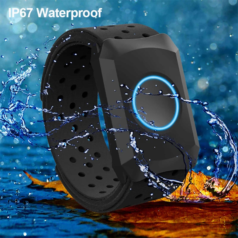 Heart Rate Monitor Armband ANT+ Bluetooth HR Sensor IP67 Waterproof for Strava DDP Yoga Zwift Wahoo Garmin Watch
