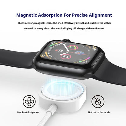 Magnetic Wireless Fast Charger for Apple Watch Series 10 9 8 7 6 5 4 3 2 1 Ultra Hermes Edition Portable Iwatch Charging Cable