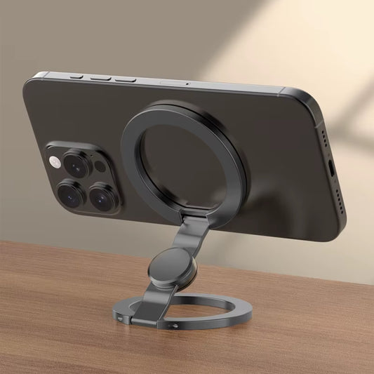 For Magsafe Phone Grip Stand 3-In-1 Magnetic Finger Ring Holder Double-Sided Magnetic Phone Stand for Iphone 17 16 15 14 13 12