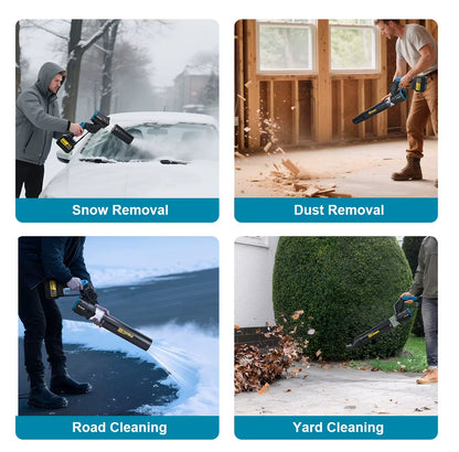 35000RPM Brushless Electric Air Blower 2In1 Turbo Blower Fan Leaf Dust Snow Blowing Clean Tool for Makita 18V Battery Pin