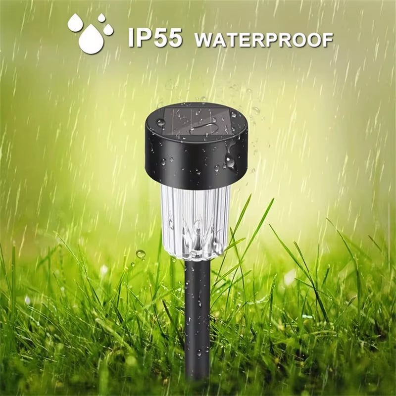 12 Pack Solar Outdoor Lights Solar Garden Light LED Landscape Lighting Waterproof Pathway Lights Decor Walkway Lawn Patio Yard