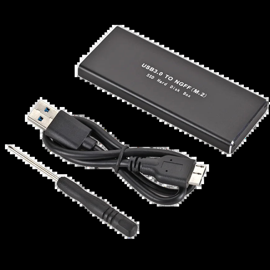 USB 3.0 to NGFF M.2 SSD External Hard Disk Drive HDD Box Support 2230 2242 2260 2280 Hard Disk USB 3.0 to M2 SSD Case