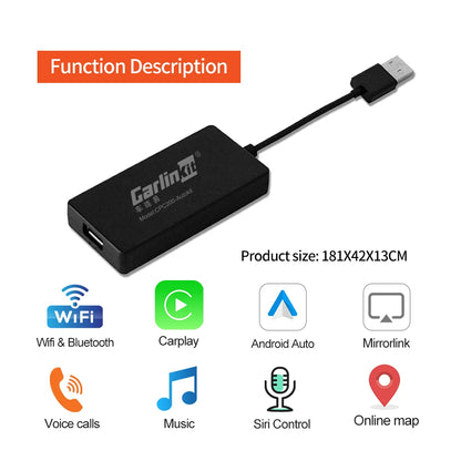 Wireless Apple Carplay Dongle USB Android Auto for Android Car Unit Ios Car Play Auto Connect Autokit Mirrorlink Box