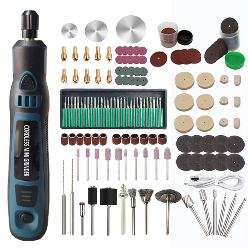 5000-10000-15000R 3.6V USB Wireless Electric Drill Engraving Pen Mini Grinder for Grinding/Polishing/Engraving/Drilling/Cutting