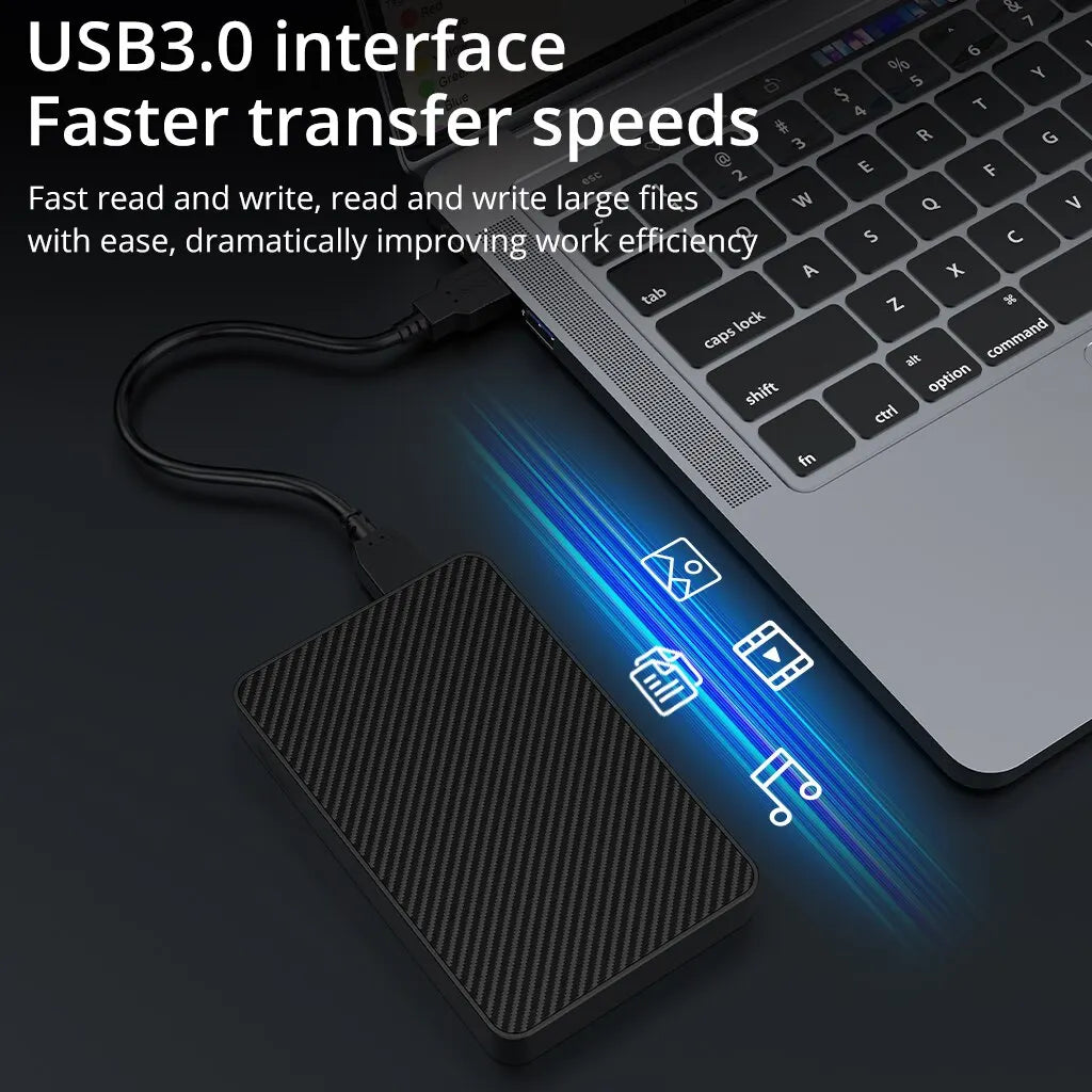 External Hard Drive 2.5 Portable Hard Drive HDD 250GB 320GB 500GB 1TB USB3.0 for Desktop PC Laptops Gaming Consoles TV PS5 Xbox