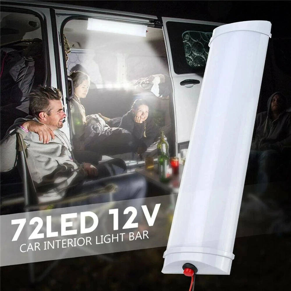 12V 24V Truck Caravan RV Trailer Dome Roof Car LED Interior Light Bright Ceiling Universal Reading Easy Install Boat Motorhome