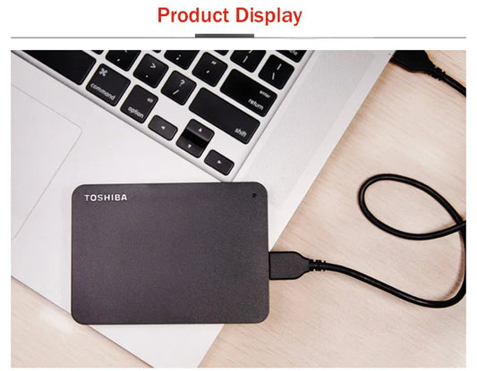 Toshiba A3 Upgrade Black Canvio Base External Hard Drive 500GB 1TB 2TB USB 3.0 Mechanical Disco Rigido Preto for Desktop Laptop