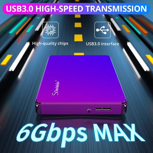 HDD 2.5Inch Portable External Hard Drive 250GB 320GB 500GB 1TB USB3.0 Storage Compatible for PC Laptops TV PS4 Xbox