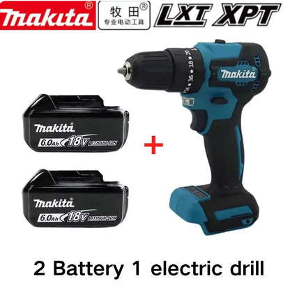 100% DDF487 Ddf487 18V Screwdriver Brushless Electric Drill Impact Drill of Decoration Team Power Tools  18V Battery