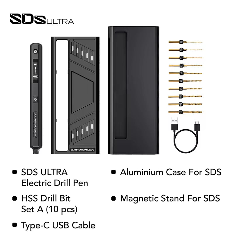 Mini Electric Drill Rotary Tool Rechargeable Cordless Drill for Crafts Wood Plastic Aluminium Coin Home DIY SDS Ultra