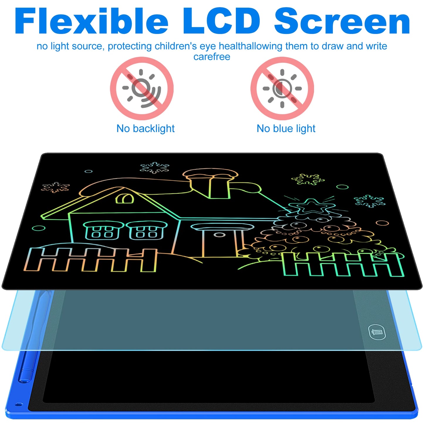 8.5/10/12 Inch LCD Writing Tablet Digital Drawing Tablet Handwriting Pads Portable Electronic Doodle Board for Kids