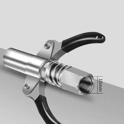 Grease Coupler Heavy-Duty Quick Release Grease Gun Coupler NPTI/8 10000 PSI Two Press Easy to Push Accessories