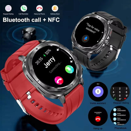 2025New HOT Nursing Grade Health Watch Uric Acid Blood Pressure Blood Oxygen Body Analysis Body Fat Smartwatch ECG+PPG Clock Men