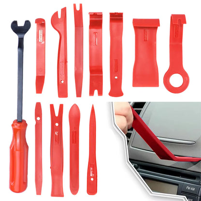 Car Interior Removal Kit - Easy to Pry Fasteners -Non-Scratch Remove Door Clips and Audio Instrument Panel