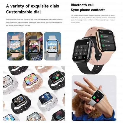 2026 New for Apple GPS Watch 10 Smart Watch Men HD AMOLED Memory Music 3D Surround Bluetooth Call Waterproof Smartwatch Woman