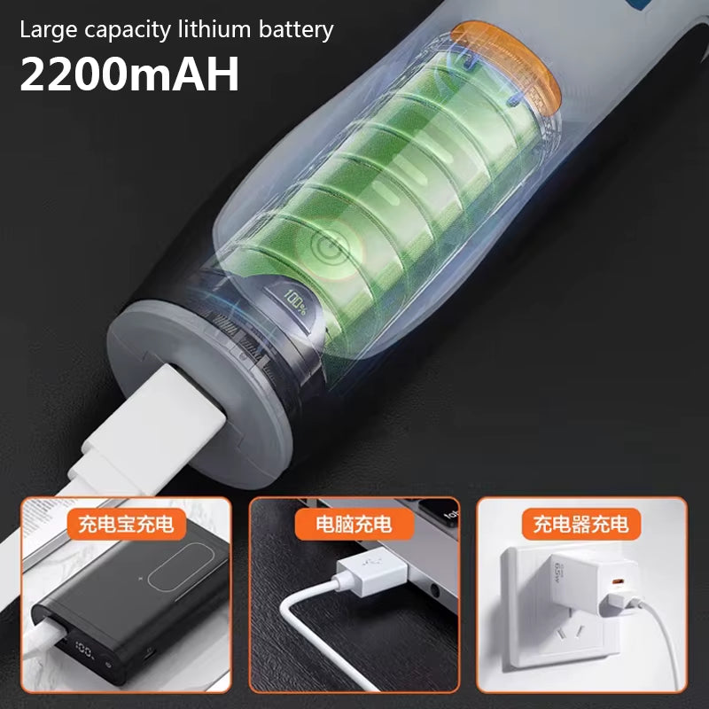 35W USB Cordless Rotary Tool Dremel DIY Mini Drill Engraving Pen Electric 3 Speed Mini Wireless Drill Set 8500R-21000R/Min