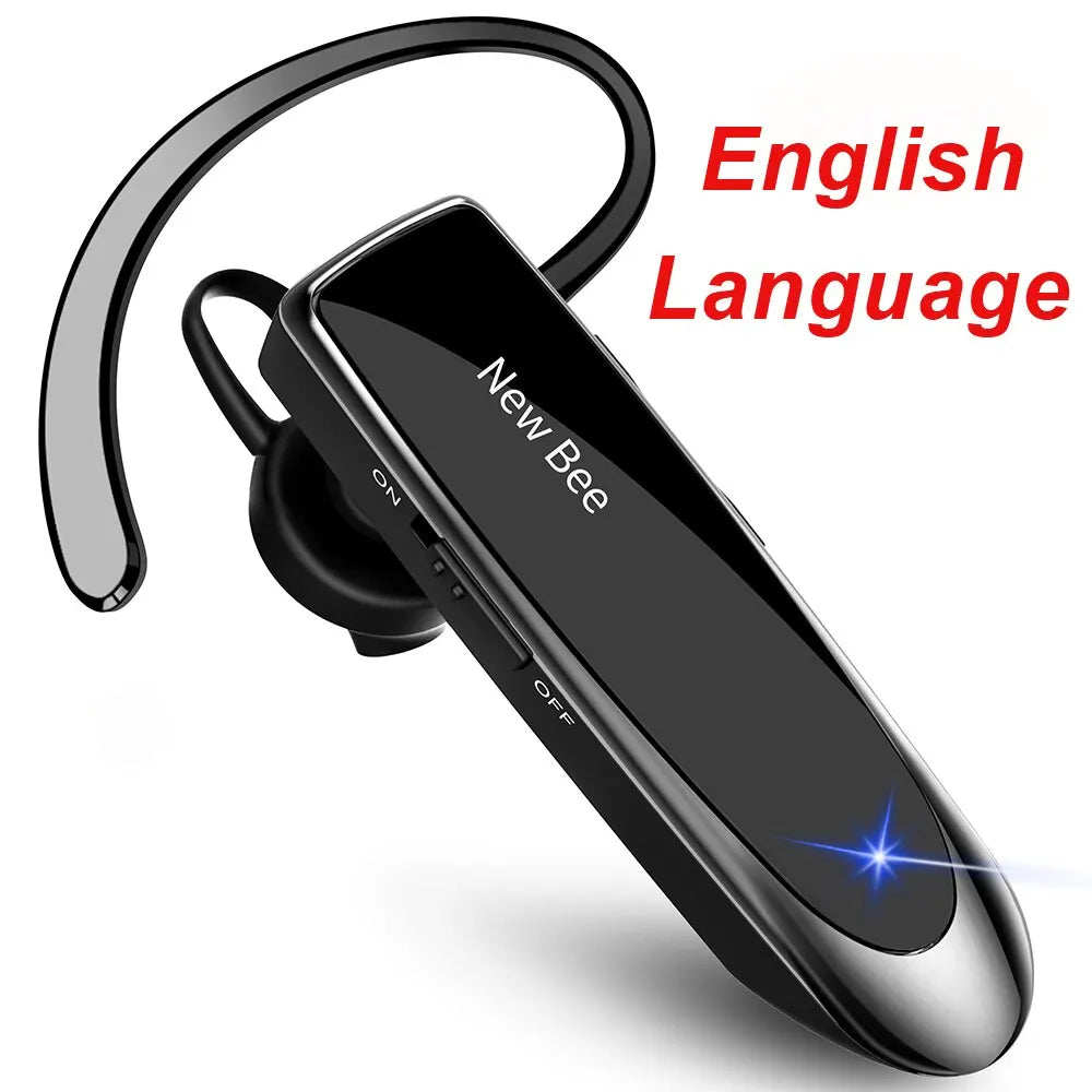 B41 Wireless Bluetooth 5.0 Earphones Hands-Free Mini Headset 22H Music Playing Earpieces with CVC 6.0 Mic for Iphones