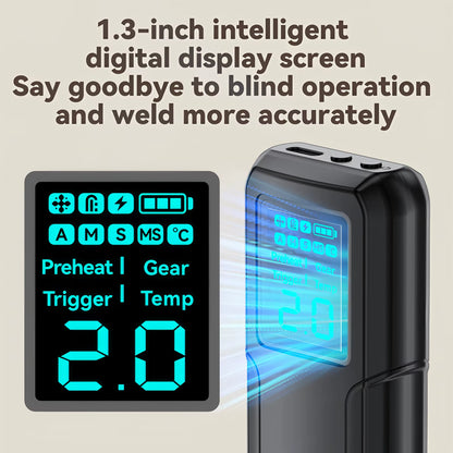 Portable Spot Welder DIY Handheld Spot Welding Machine 90 Gears Adjustable Spot Welding for 18650 Lithium Battery