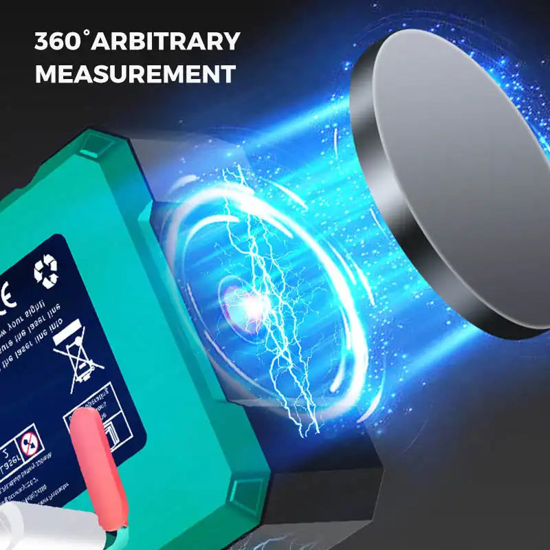 Magnetic Digital Angle Finder with Electronic Laser USB Rechargeable Protractor Level Angle Ruler Angle Measurement Inclinometer