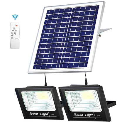 Super Bright Solar LED Light Outdoor Garden Light Solar Street Light Path Lamp with Remote Control Waterproof Solar Spotlight