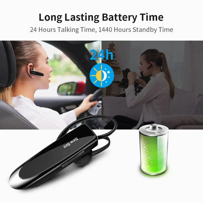 B41 Wireless Bluetooth 5.0 Earphones Hands-Free Mini Headset 22H Music Playing Earpieces with CVC 6.0 Mic for Iphones